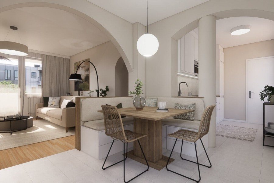 Egy kis varázslat - látványtervek egy eladásra kínált lakáshoz  - Alapterület: 66 m2