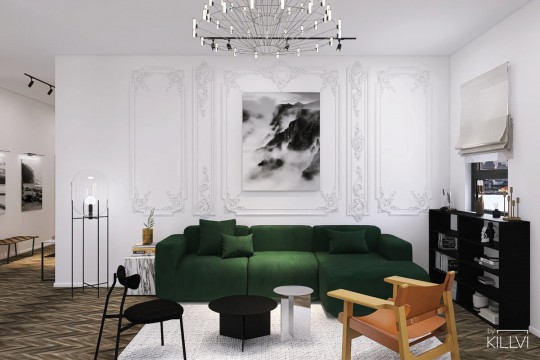 Individuális lakás otthoni irodával - Alapterület: 168 m2