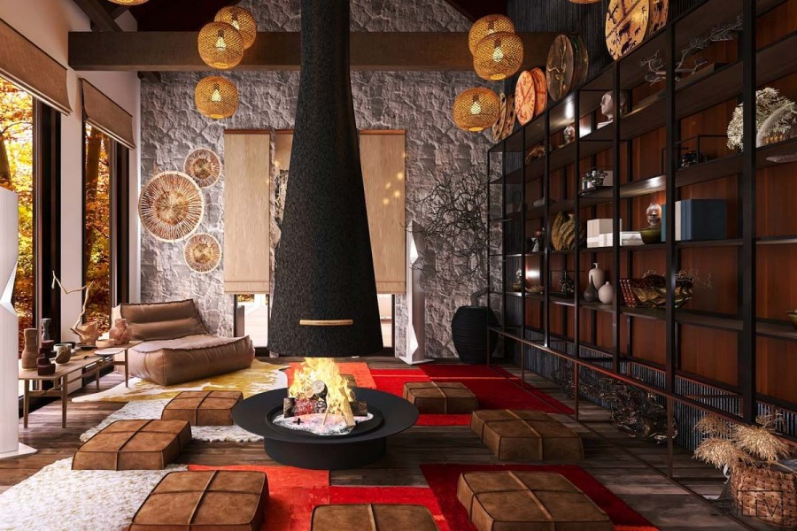 Sámán ház -  Alapterület: 90 m2